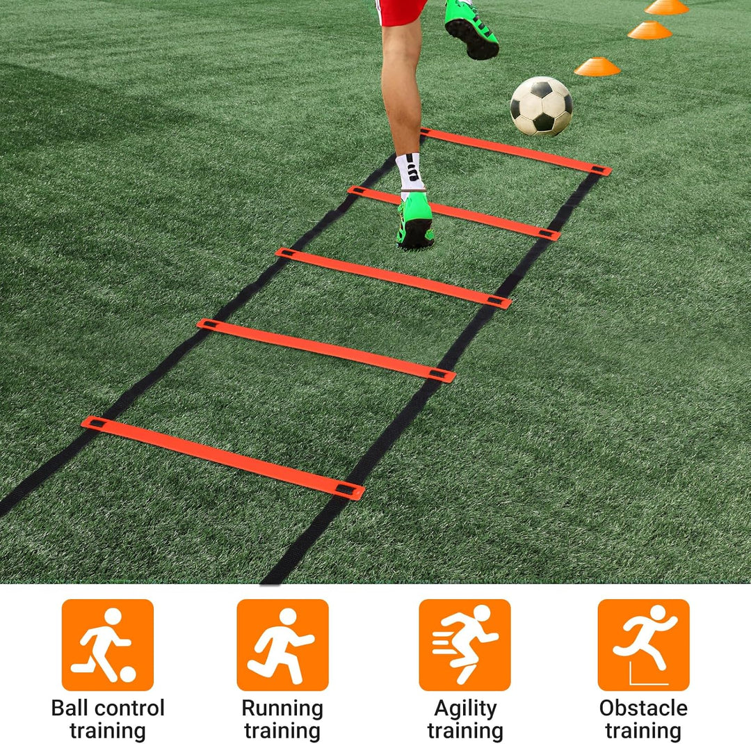 Fussballtor für Garten Kinder - 2-in-1 Pop-Up Faltbar Fussballtor Inklusive Tragetasche für Zuhause,
