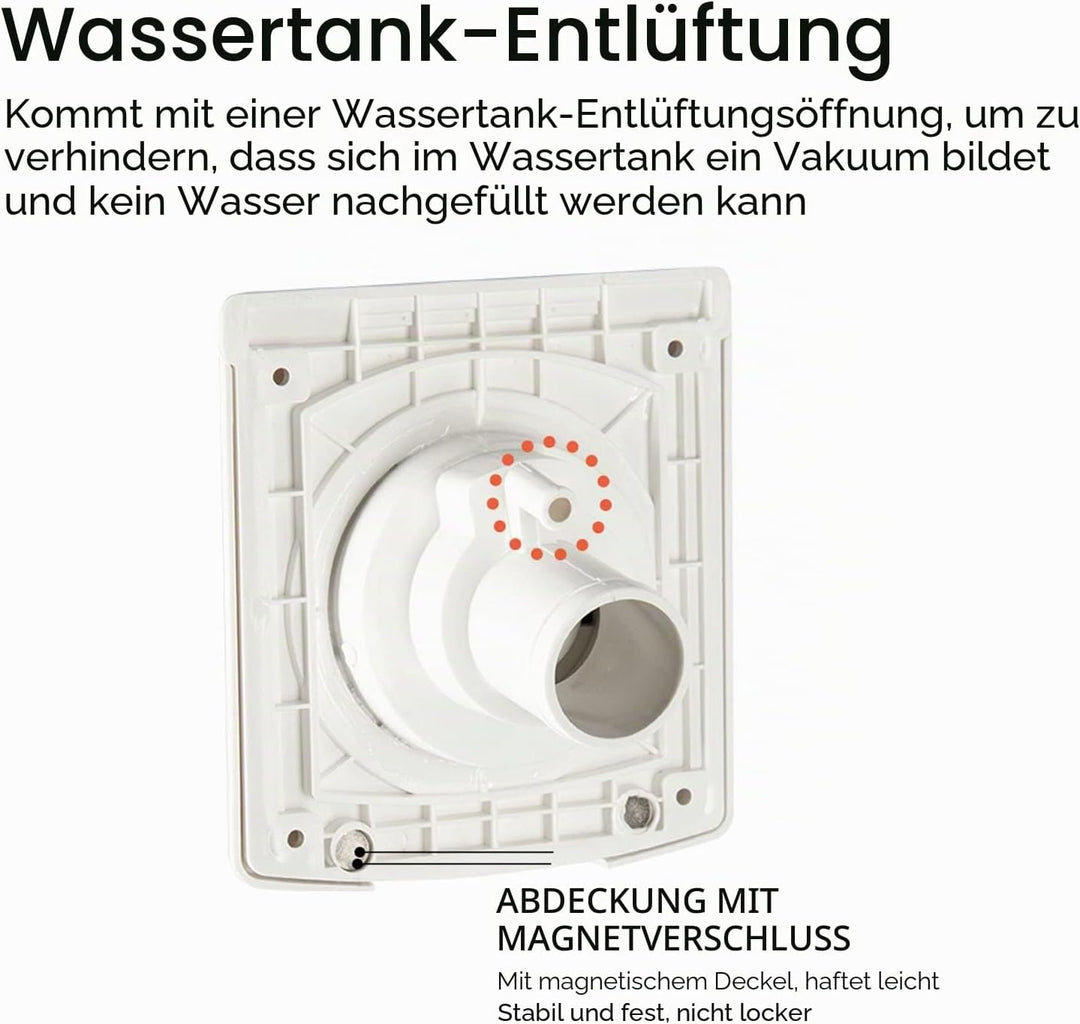 Tankdeckel Wassertankdeckel mit Dichtung und 2 Schlüsseln 79 x 79 mm Auslaufsicherer Wasser Diesel T