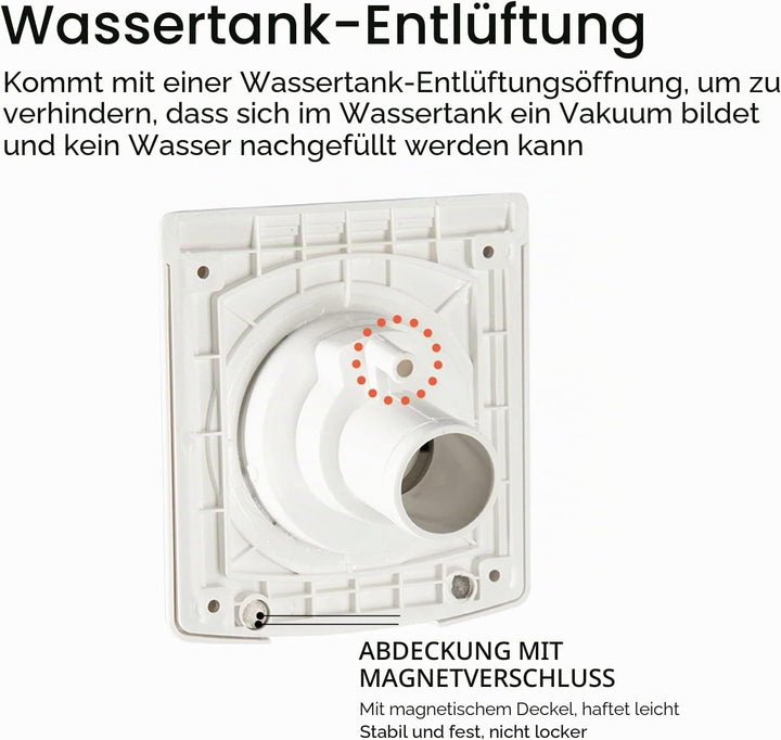 Tankdeckel Wassertankdeckel mit Dichtung und 2 Schlüsseln 79 x 79 mm Auslaufsicherer Wasser Diesel T