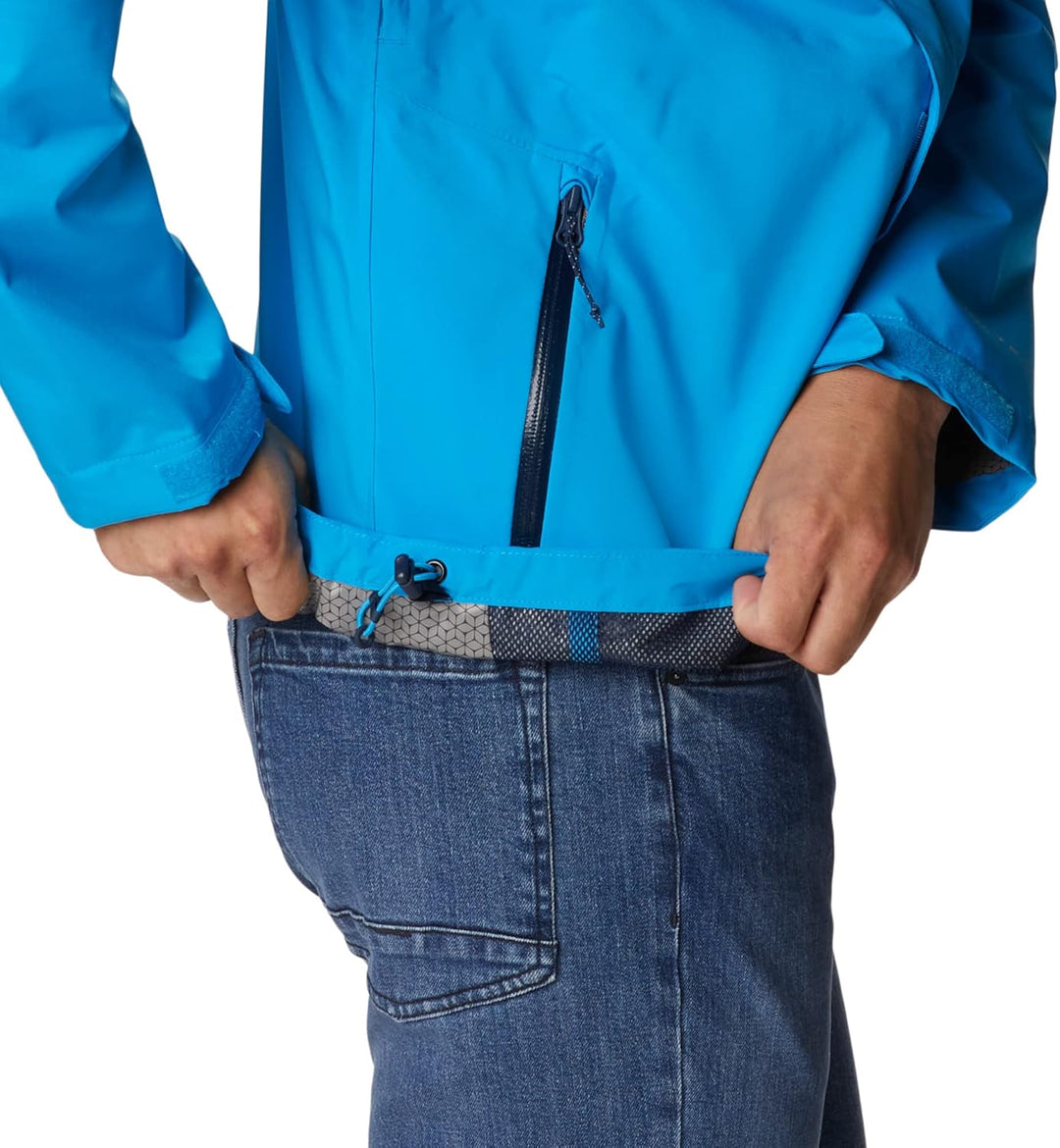Columbia Herren Earth Explorer Regenjacke L Compass Blue, L Compass Blue