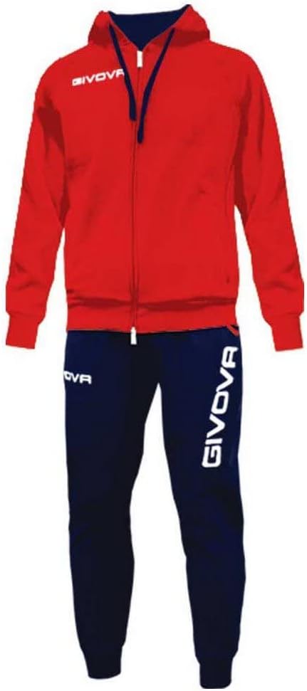 Givova Anzug King Overall M rot/blau, M rot/blau