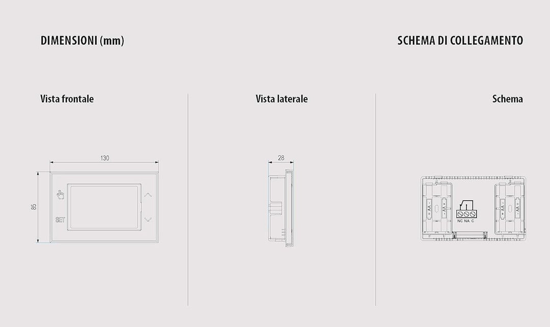 VEMER VE788600 TUO WiFi Batterie - Thermostat Heizung Smart Home, WLAN Raumthermostat, Wochenprogram