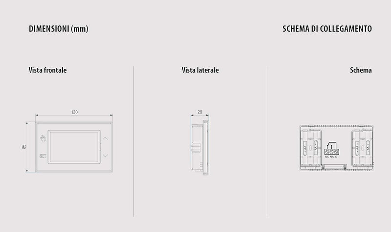 VEMER VE788600 TUO WiFi Batterie - Thermostat Heizung Smart Home, WLAN Raumthermostat, Wochenprogram