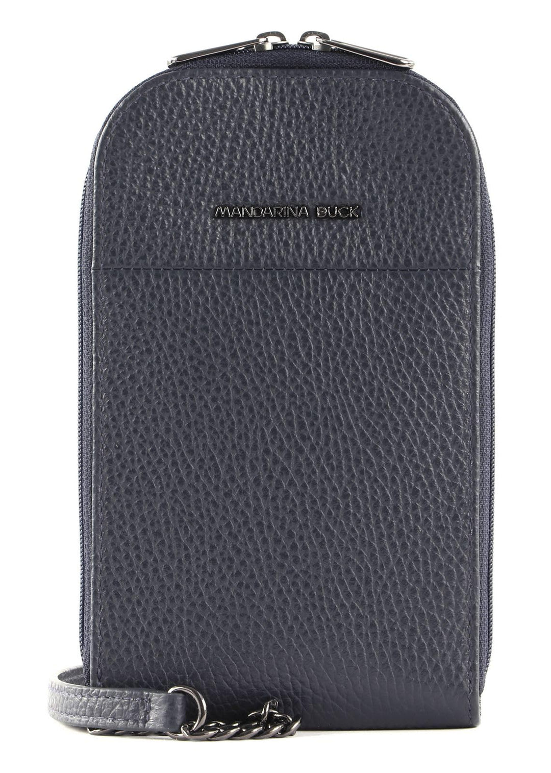 Mandarina Duck Damen Mellow Leather Vertical Holder Dress Blue, Dress Blue