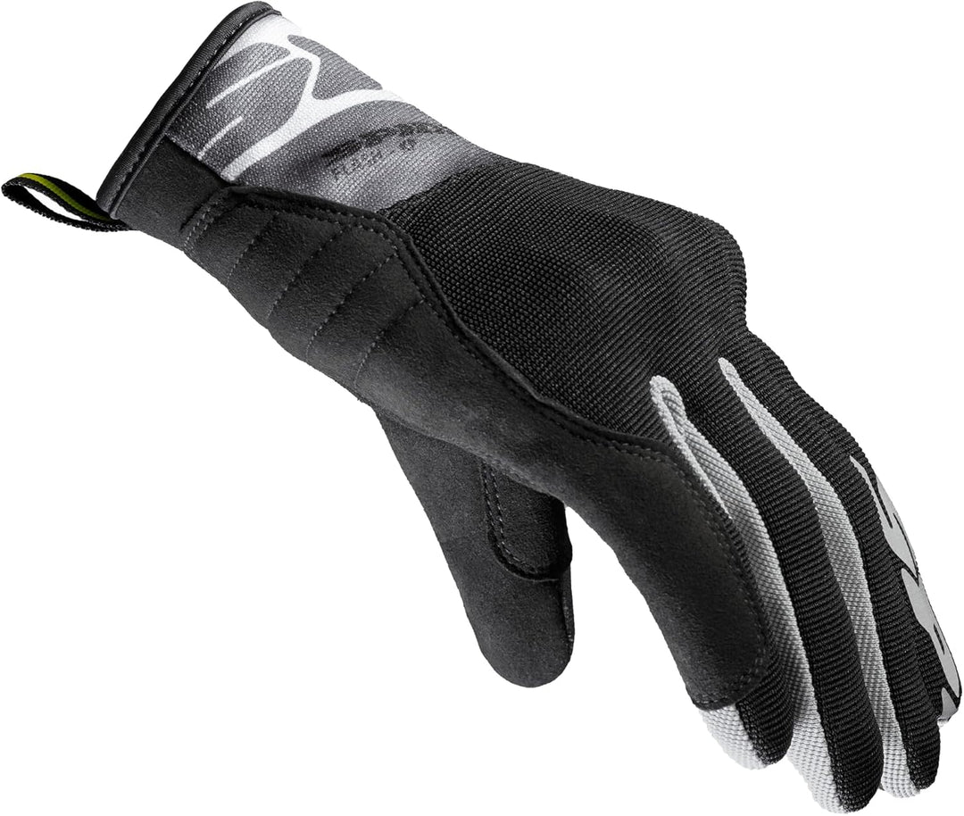 SPIDI Flash KP Motorradhandschuhe, Grau/Schwarz, L Grau/Schwarz M, Grau/Schwarz M