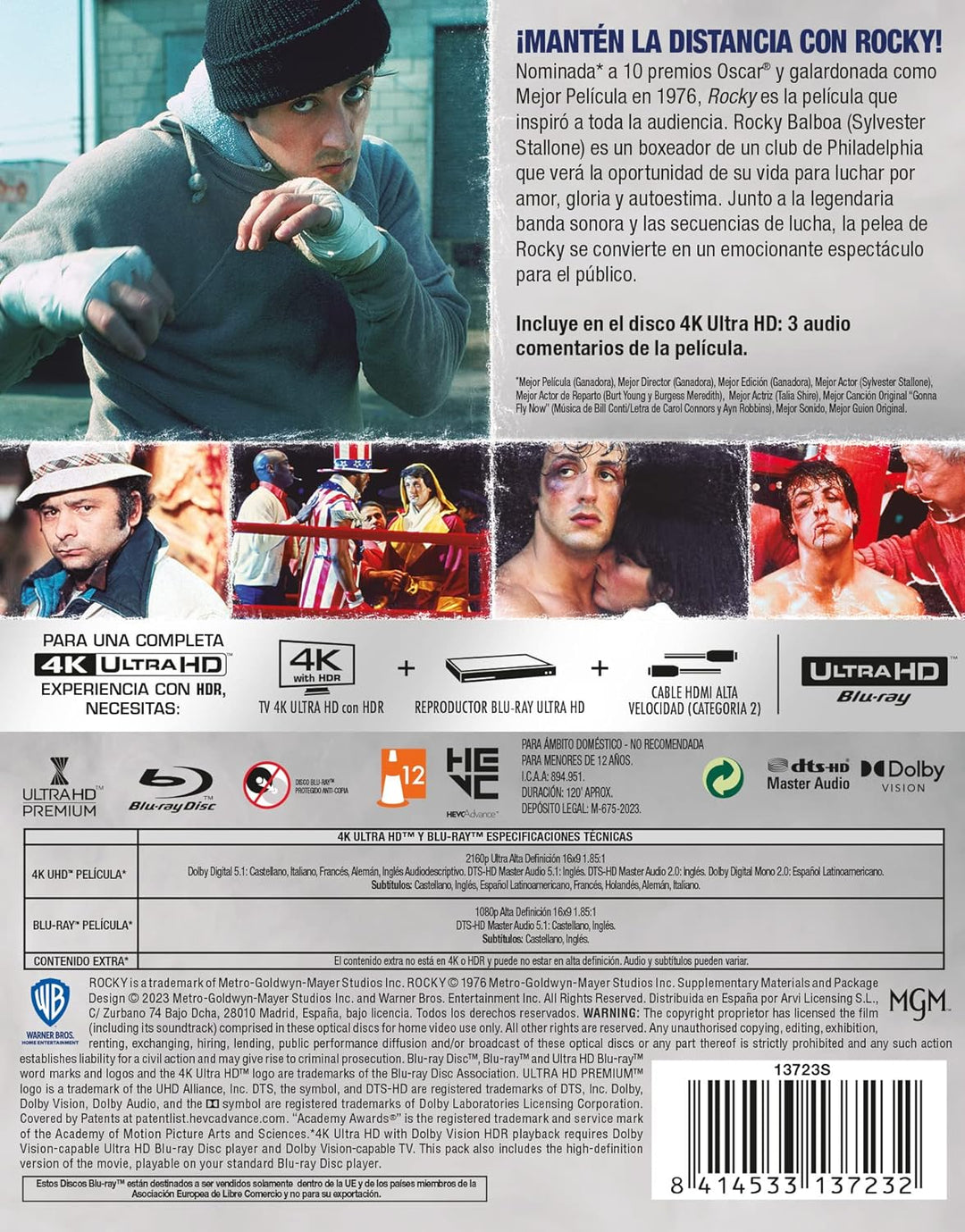 Rocky I(4K UHD+BD) (ed.met.lim) - BD