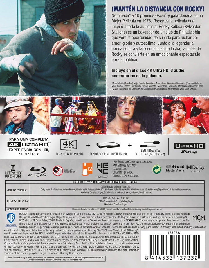 Rocky I(4K UHD+BD) (ed.met.lim) - BD