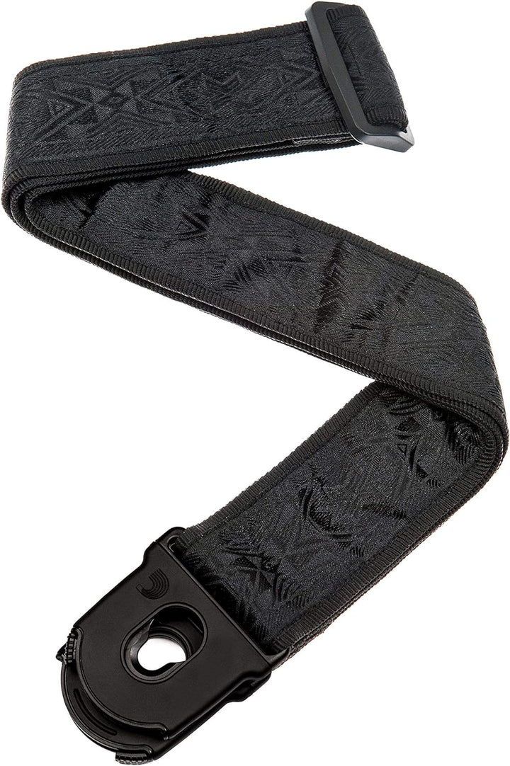 D'Addario Accessories Gitarrengurt mit Verschluss - E-Gitarrengurt, Akustikgitarrengurt, Bass-Gitarr