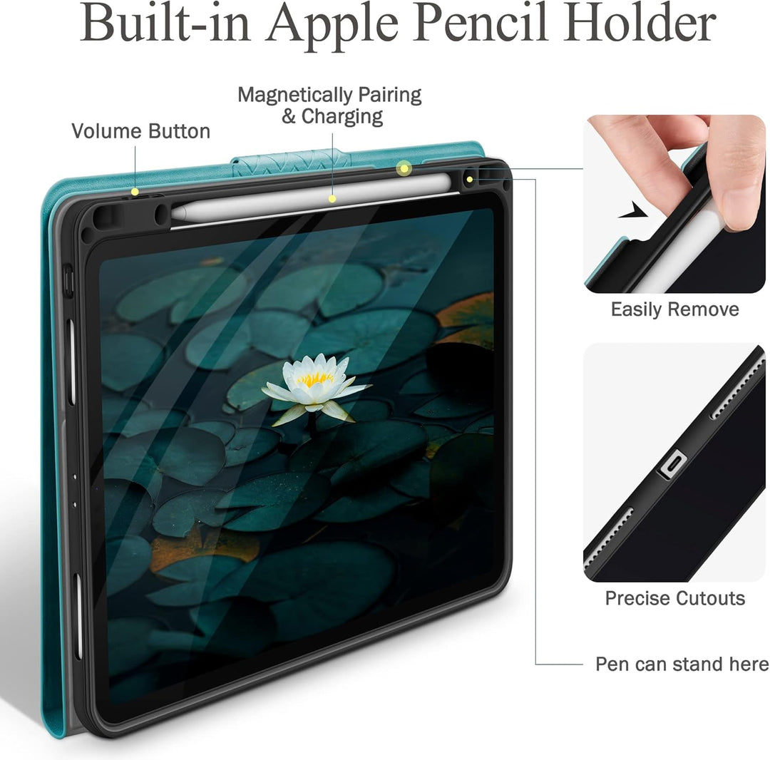 AUAUA Hülle für iPad Pro 12.9 Zoll 2022 (6. Generation)/2021 (5.Gen) / 2020 (4.Gen) / 2018 (3. Gen)