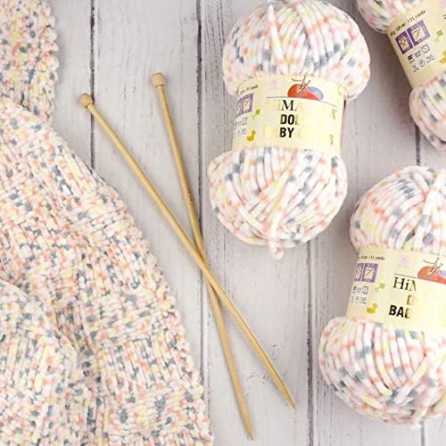 Himalaya Delphin Baby Colors (5er-Pack), 5 x 100 g, super sperriges Himalaya-Garn, Deckengarn, Samtg