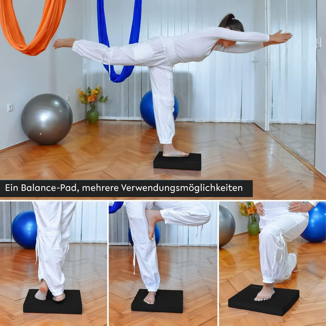 Quality Den Balance Pad, Rutschfester Weichschaum, Balancekissen für Stabilität und Koordination - H