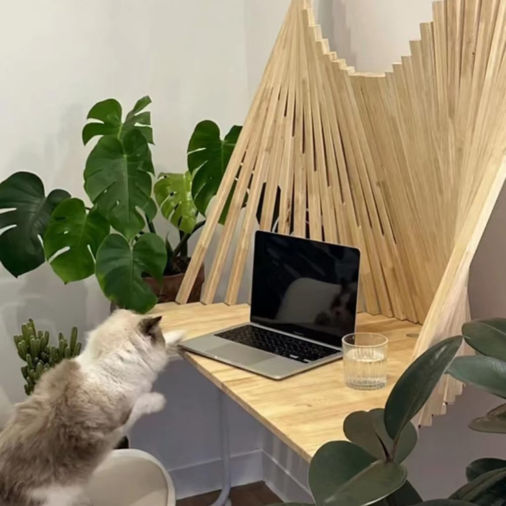 An der Wand montierter Klapptisch, schwebender Laptop-Schreibtisch, herunterklappbarer Wandschreibti