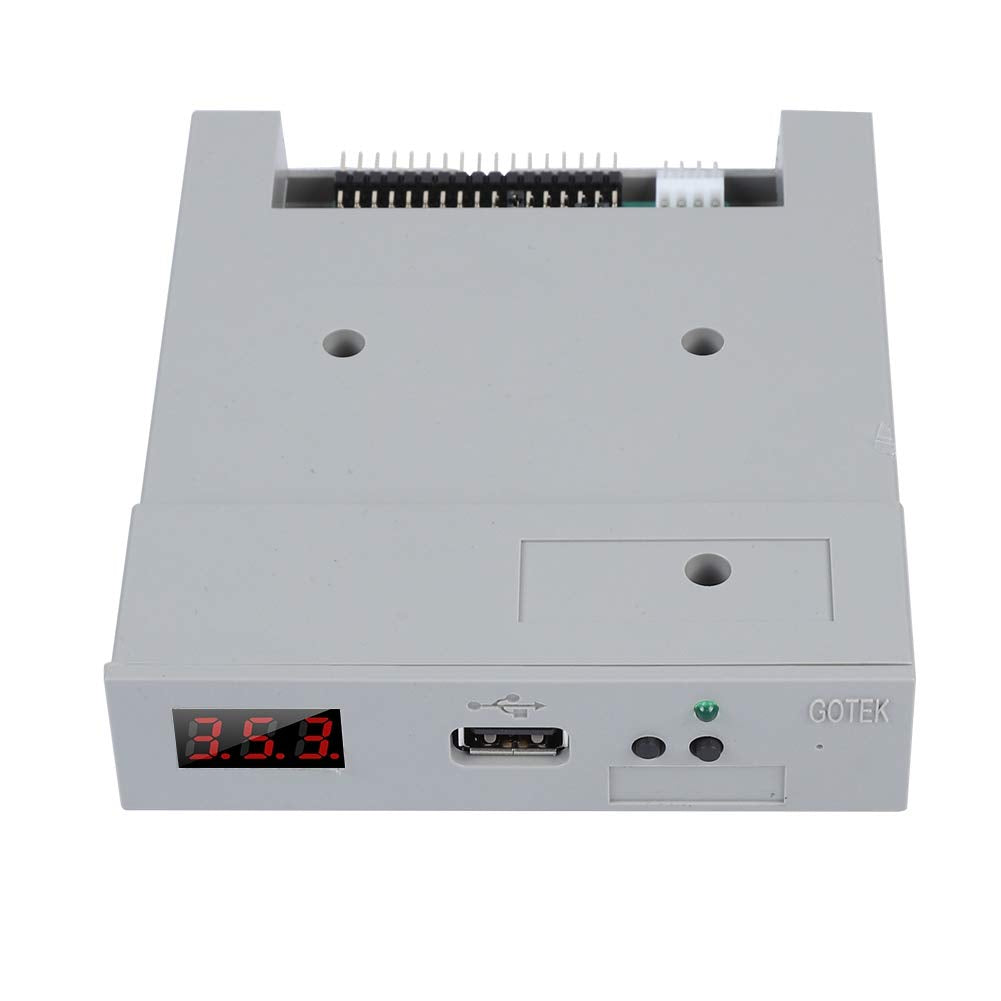Goshyda USB-Emulator SFR1M44-U100 3,5 Zoll 1,44 MB USB-SSD-Diskettenlaufwerk-Emulator Plug & Play, i
