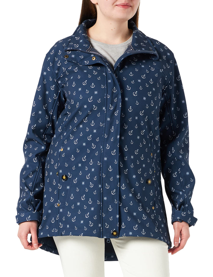 Ankerglut Damen #Ankerglutschein Women Softshelljacke 34 Navy, 34 Navy