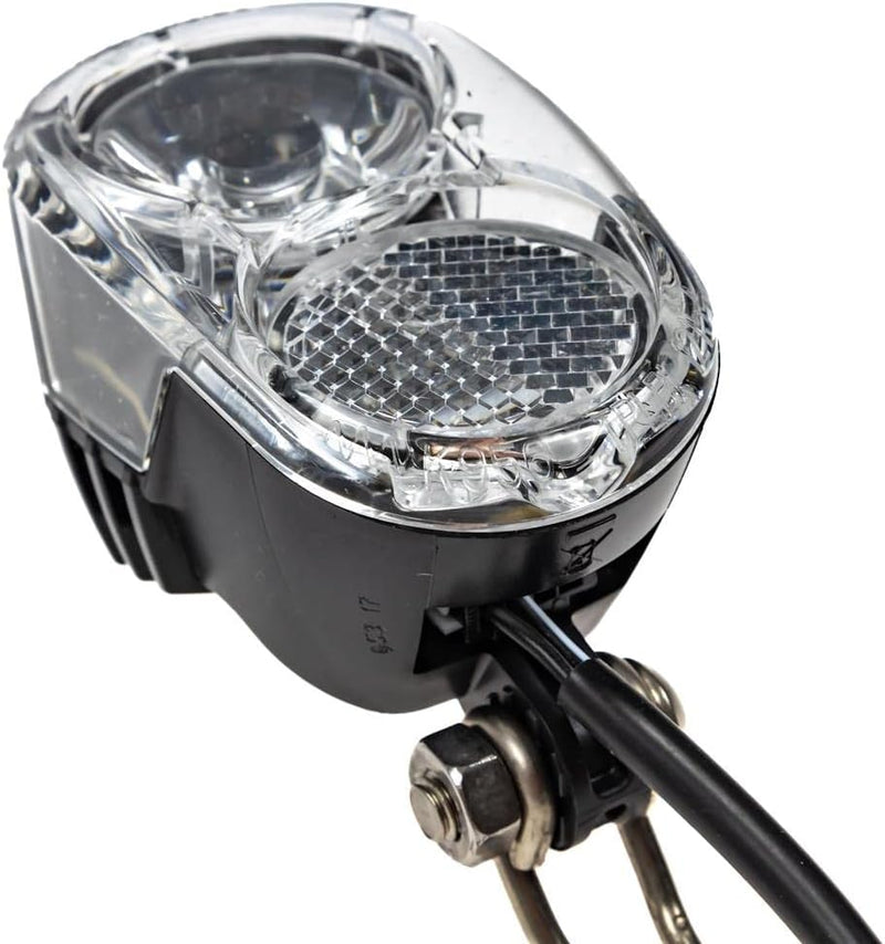 Fahrrad Lampe Scheinwerfer AXA Chico 30 Steady Switch Standlicht Nabendynamo mit Schalter