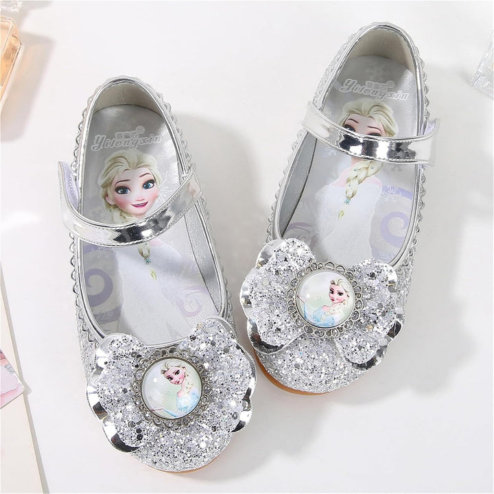 FStory&Winyee Mädchen Prinzessin Schuhe Kinder ELSA Sandalen Partei Glitzer Kristall Schuhe Mädchen