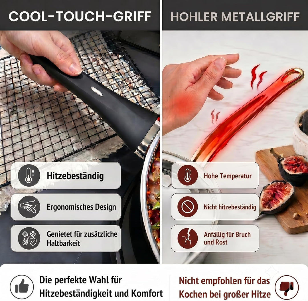 Töpfe und Pfannen Set, Kochgeschirr-Set für die Küche