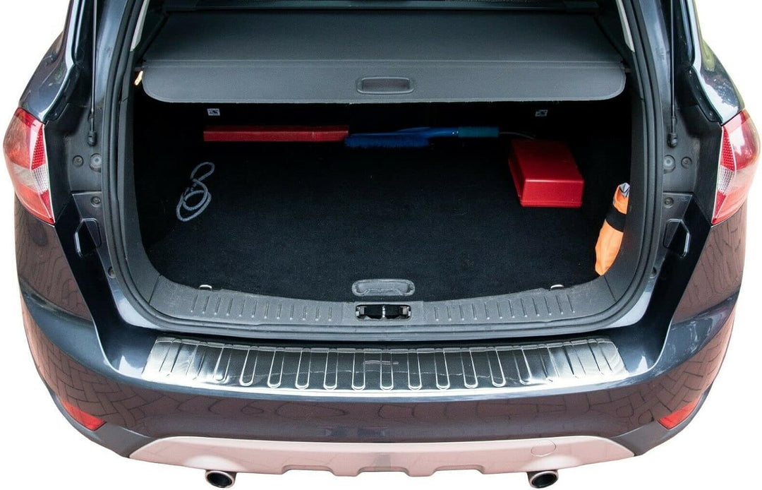 Ladekantenschutz Edelstahl CHROM kompatibel für FORD KUGA I | 2008-2012 | mit Abkantung | premium Qu