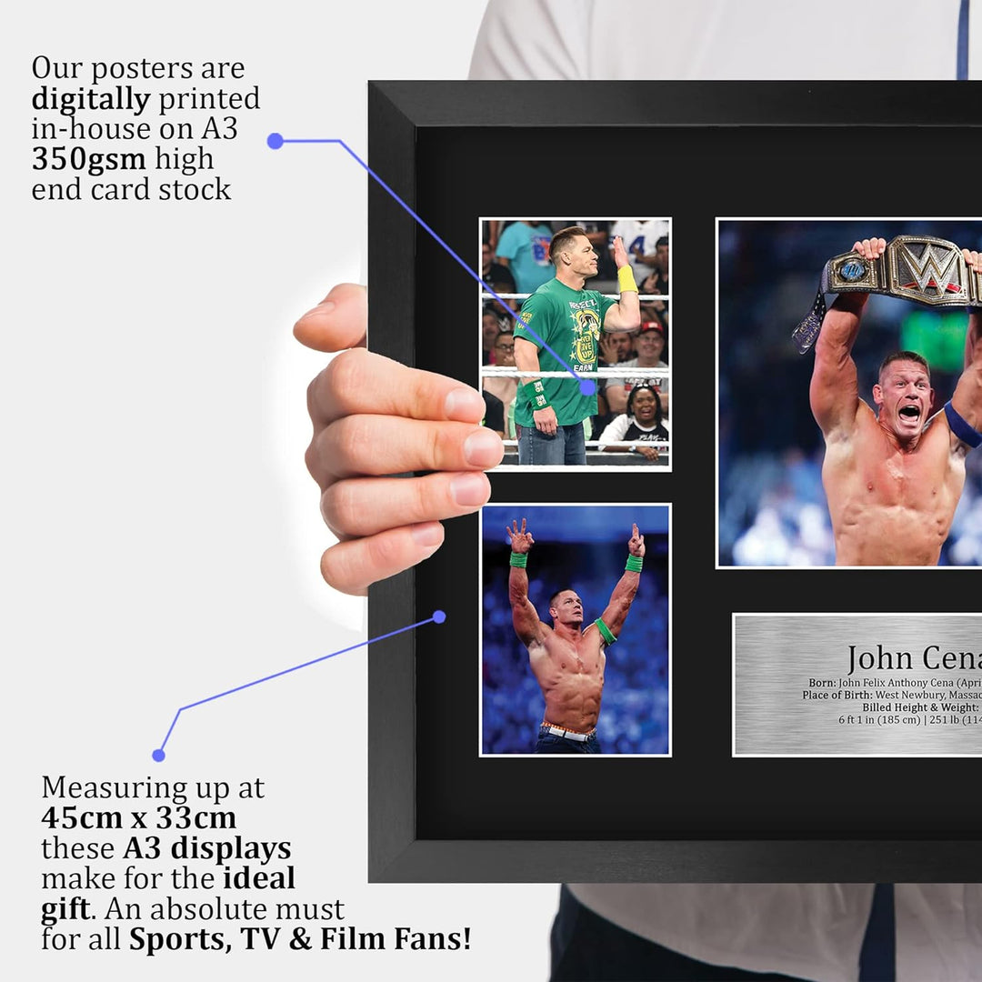 HWC Trading FR A3 John Cena Wrestling Geschenke Gedruckt, Signiert Autogramm Bild Für WWE & WWF Erin