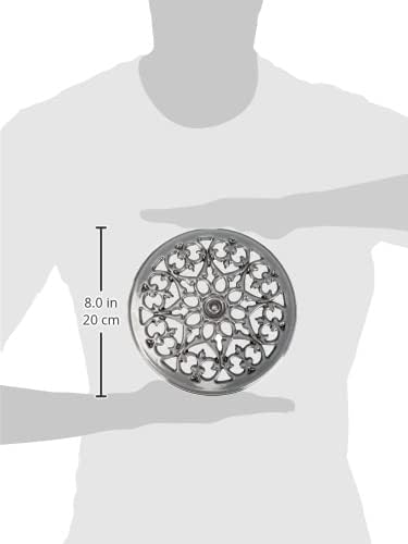 STAUB Topfuntersetzer Lilie 23 cm, Gusseisen, Graphitgrau, 18.5 x 18.5 x 2.9 cm 18.5 x 18.5 x 2.9 cm