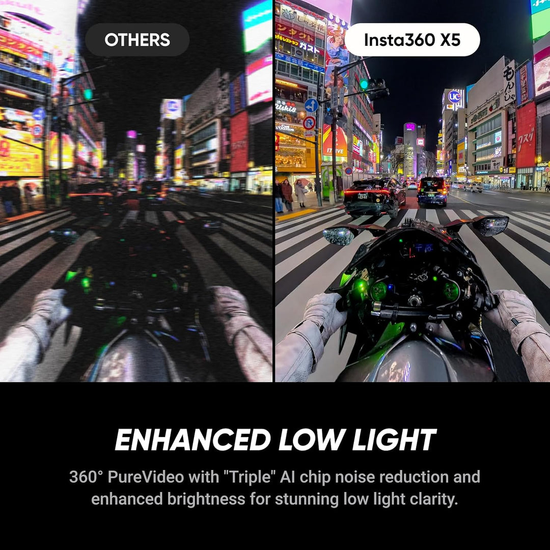 Insta360 X5 Standard-Paket, Nachtschwarz Standard-Paket