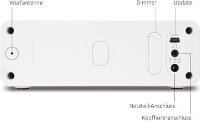 TechniSat DIGITRADIO 51 DAB+ Radiowecker (DAB, UKW, Uhrenradio, Wecker mit zwei einstellbaren Weckze