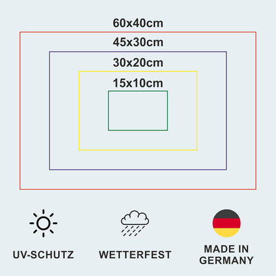 Melis Folienwerkstatt Schild - Parken verboten Wunschtext 60x40cm | 3mm Aluverbund – S00350-022-A 20