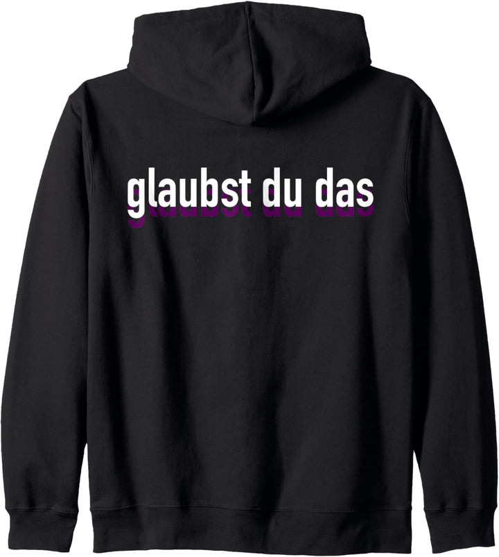 glaubst du das Kapuzenjacke