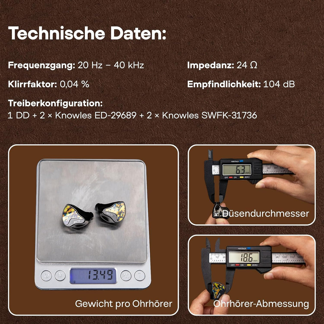LINSOUL ZiiGaat x Fresh Reviews Arete II 1DD+4BA 2nd Hybrid-In-Ear-Monitor Graffiti, Graffiti