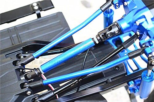 GPM for Traxxas TRX-4 Trail Defender Crawler Aluminum Adjustable Suspension Links - 6Pc Set Red