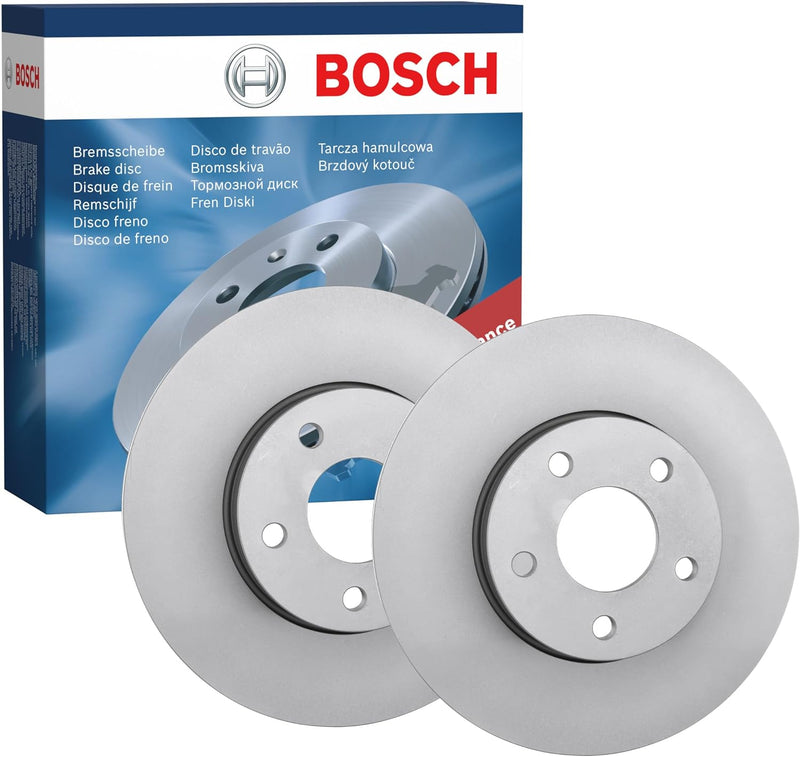 Bosch BD1051 Bremsscheiben - Vorderachse - ECE-R90 Zertifizierung - zwei Bremsscheiben pro Set