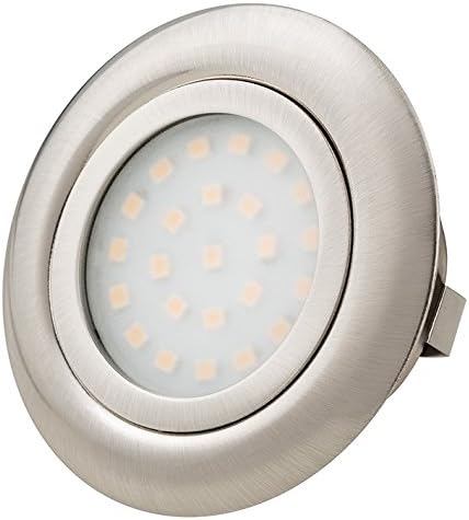 TEVEA® Ultra Flach LED Einbauleuchten - Möbelleuchte - Einbaustrahler (Warmweiss-5er), Warmweiss-5er