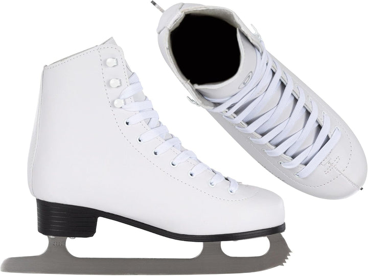Powerslide Playlife Schlittschuhe für Damen - Eislaufschuhe Weiss - Ice Skate in Gr. 35-42 - Eiskuns