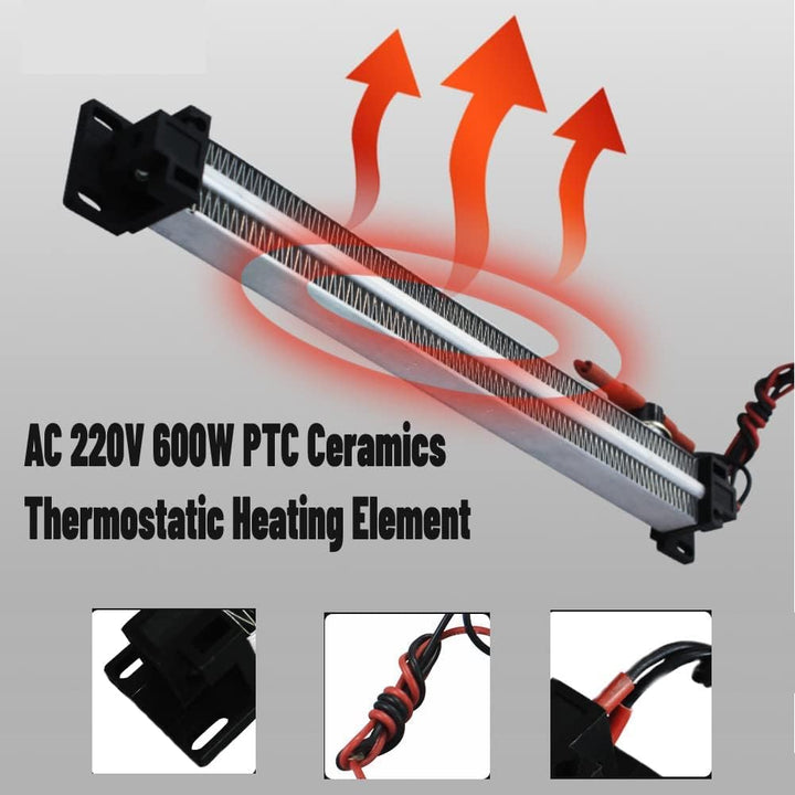PTC Keramik Lufterhitzer AC 220V 600W Keramisches Luftheizelement Elektrisches Keramikheizrohr Isoli