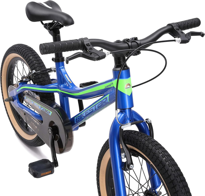 BIKESTAR Kinder Fahrrad Aluminium Mountainbike mit V-Bremse für Mädchen und Jungen ab 4-5 Jahre | 16
