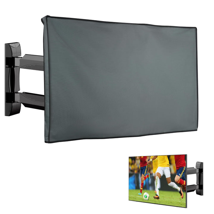 kwmobile 49-50" TV Outdoor TV Abdeckung - Fernseher Hülle Bildschirmschutz - Schutzhülle wetterfest