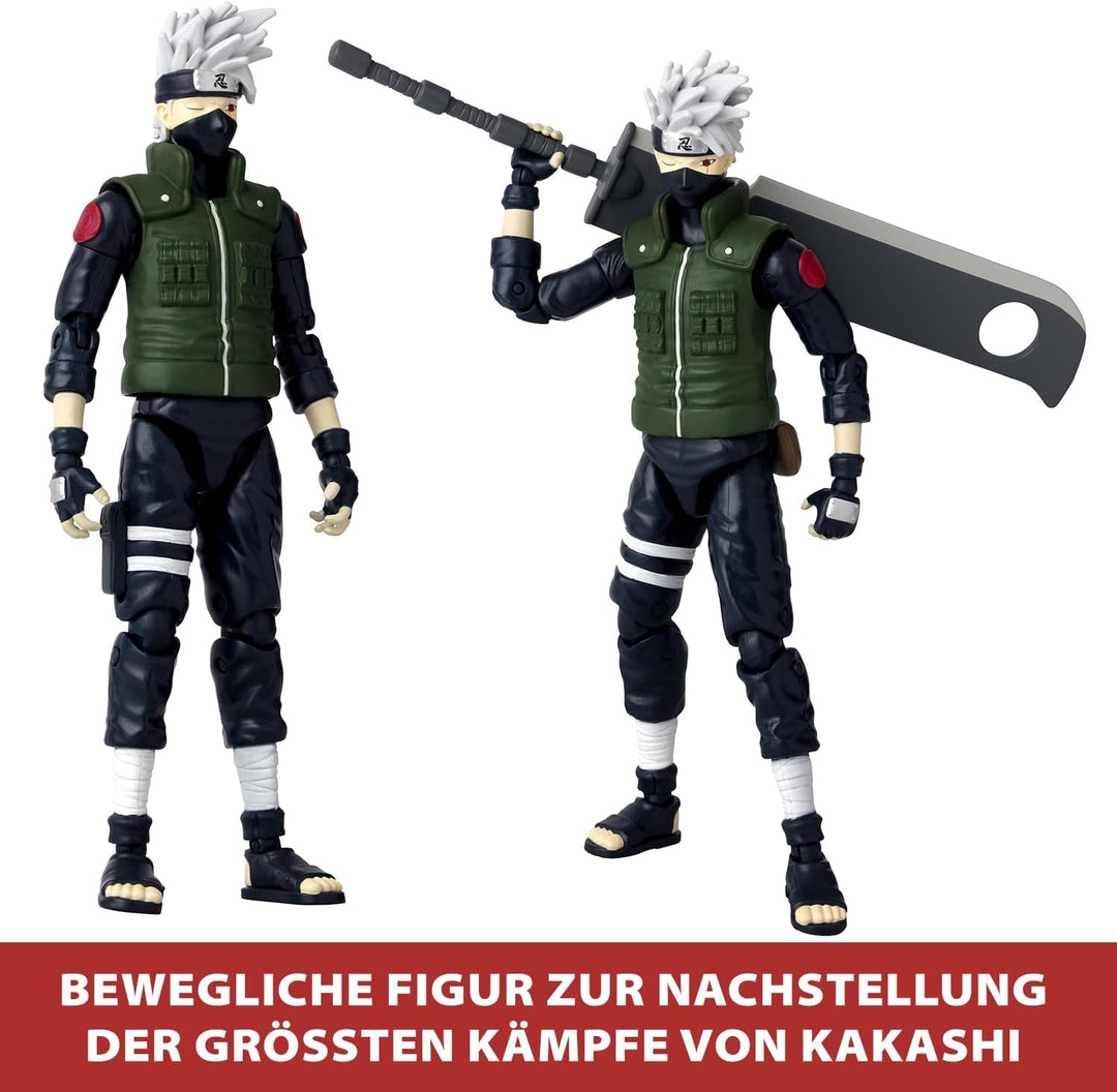 Bandai – Anime Heroes – Naruto Shippuden – Anime-Heldenfiguren 17 cm – Kakashi Hatake (Fourth Great