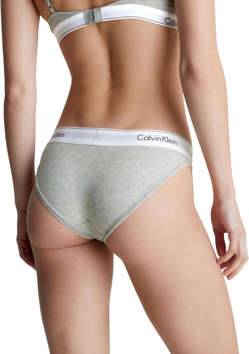 Calvin Klein Damen Slip Bikini Form Unterwäsche XS Grau (Grey Heather), XS Grau (Grey Heather)