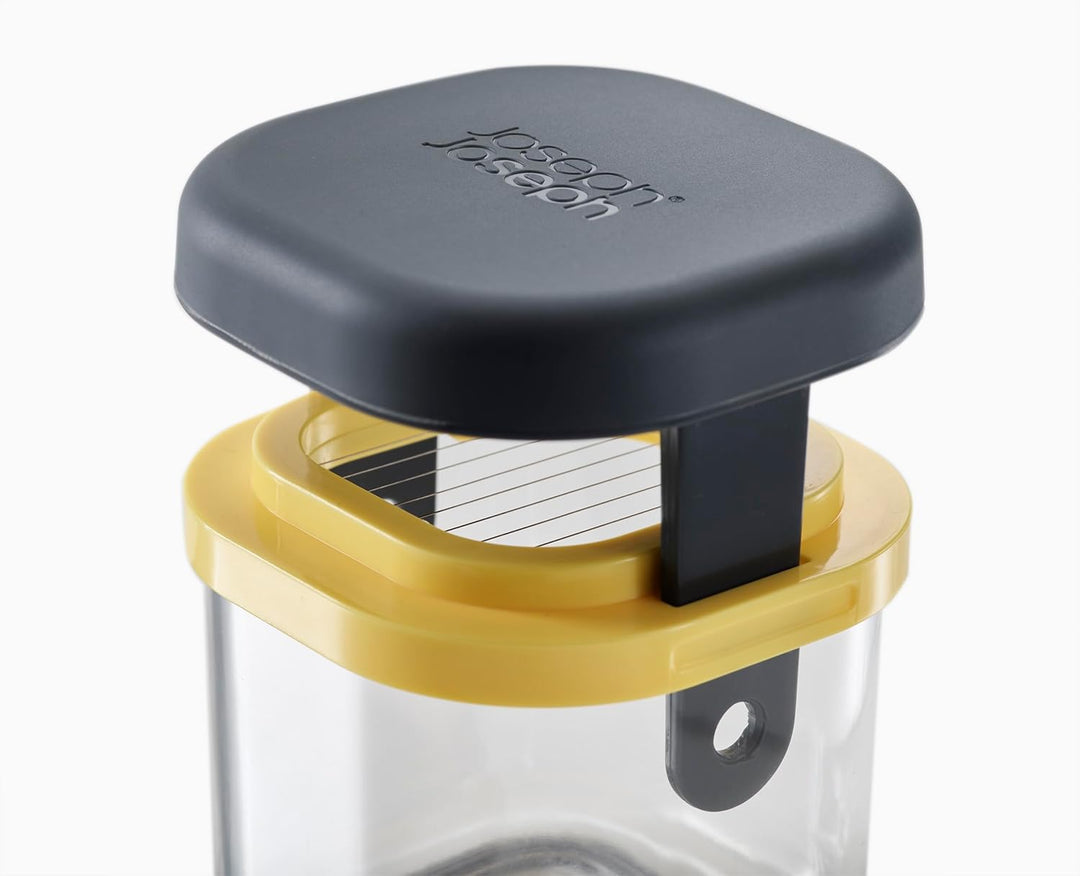 Joseph Joseph Multi-Prep Mini, 3-in-1 Kompakter, platzsparender Multifunktionsset, Gemüseschneider &