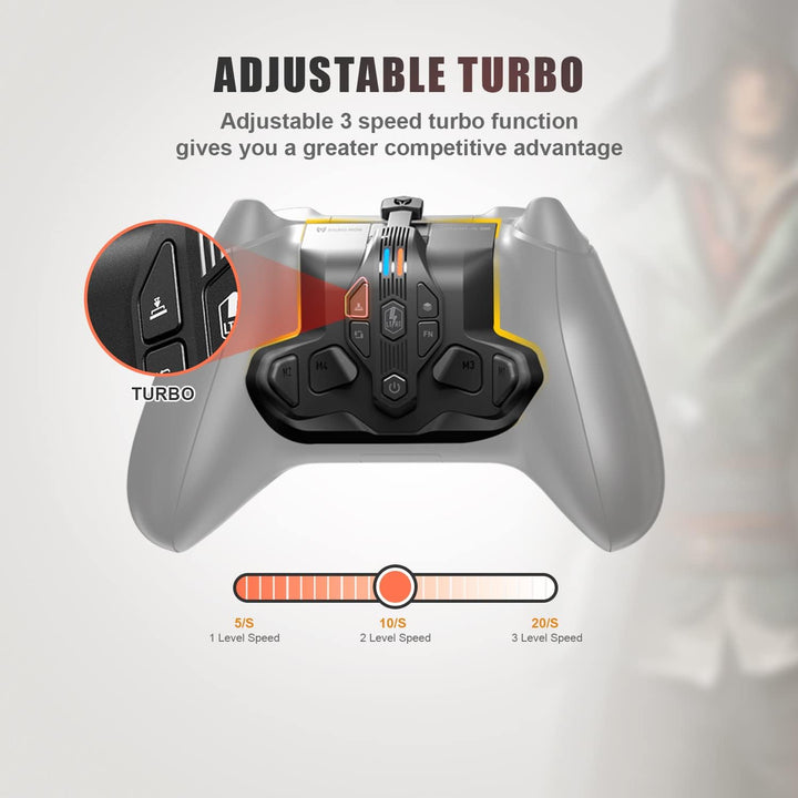 Paddles für Xbox Series S/X Controller,Rücktasten Ansatzstück mit 4 Paddeln kompatibel mit Xbox Seri