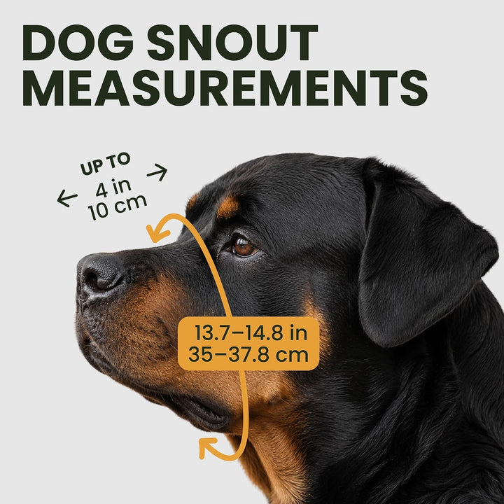BRONZEDOG Rottweiler Hund Maulkorb Einstellbar Durable Metall Drahtkorb für Grosse Hunde Amerikanisc