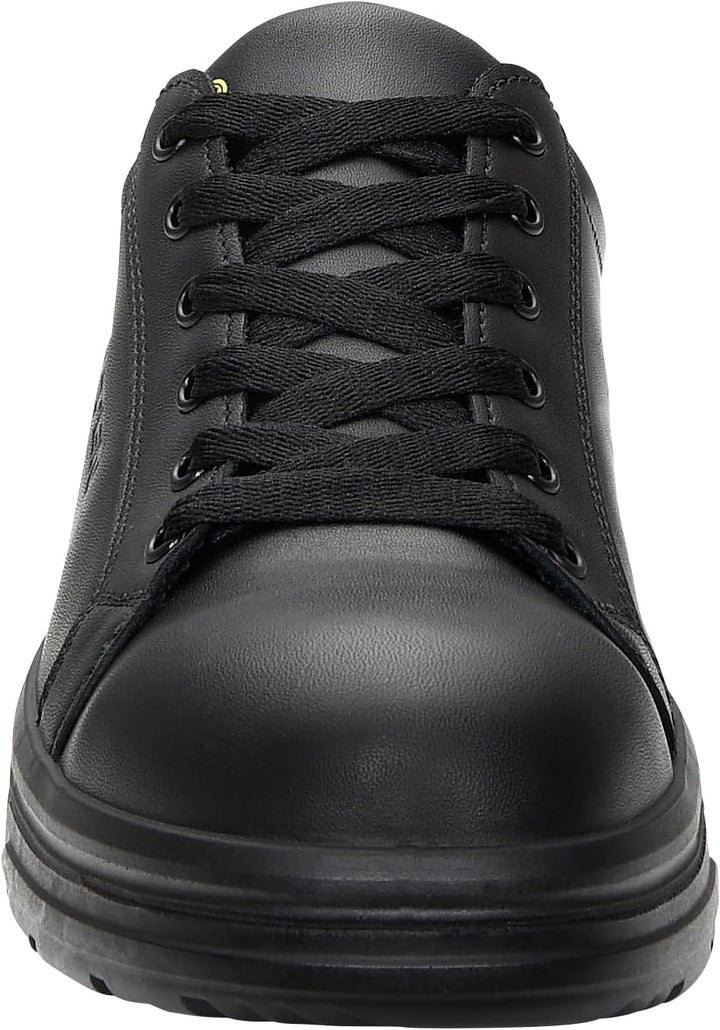 ELTEN Sicherheitsschuhe Noel XX10 Black Low ESD S2, Damen und Herren, Leder, Stahlkappe, leicht, spo