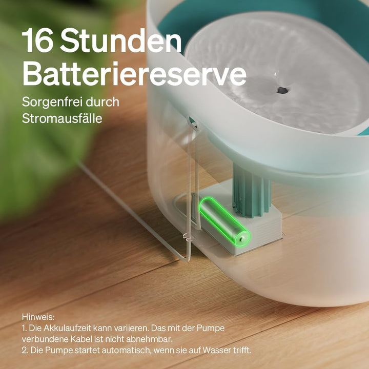 PETLIBRO Ersatz-Wasserpumpe für Hundetrinkbrunnen PLWF008, ultra-leise, nur kompatibel
