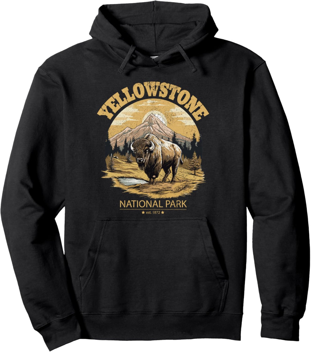 YELLOWSTONE MERCHANDISE GRAFIK Pullover Hoodie
