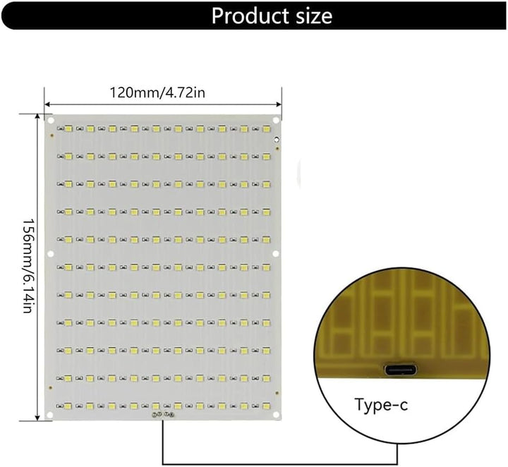10 Stück Lithophane 3D-Druck Lithophane Foto-Panel LED-Hintergrundbeleuchtungsplatte USB-C-Stromvers