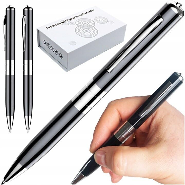 Pen Voice Recorder Q91 | 8GB USB-Aufnahmegerät | Diktiergerät mit Sprachaktivierung, 192kbps HD-Audi