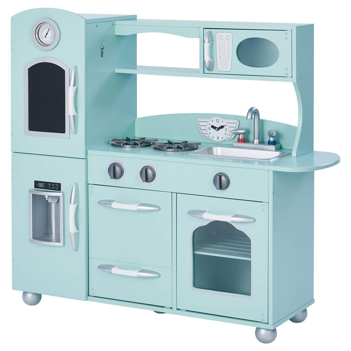 Minze Kinderküche Spielküche Kinderspielküche Holzküche Teamson Kids TD-11414M grün, grün