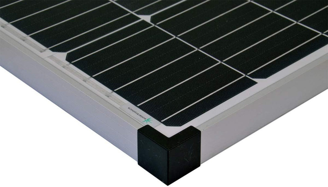 solartronics Solarmodul 100 Watt 1000x675x30 Monokristallin Solarpanel Solarzelle 5 Busbars 12V