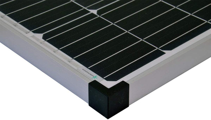 solartronics Solarmodul 100 Watt 1000x675x30 Monokristallin Solarpanel Solarzelle 5 Busbars 12V