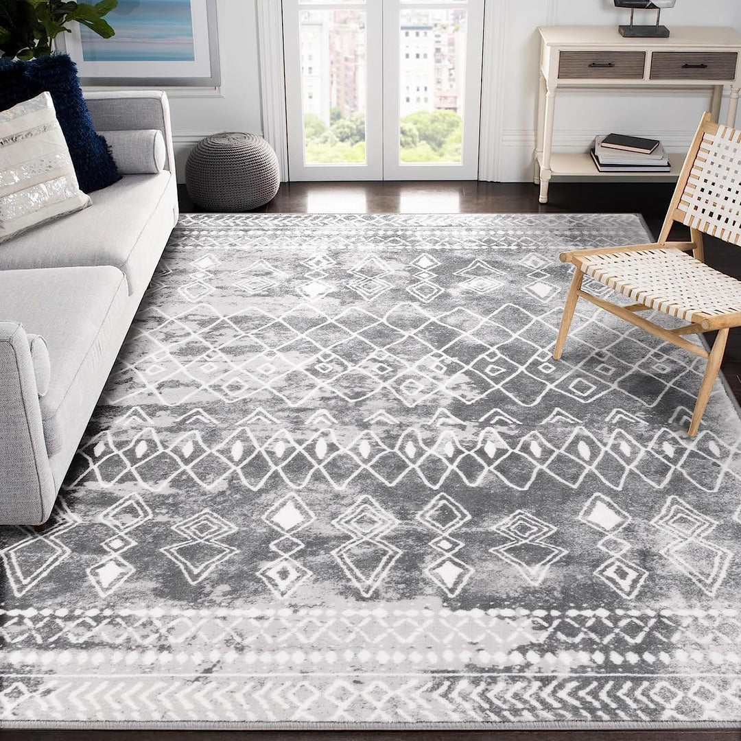 Carvapet Läufer Teppich 150x210cm rutschfest Lang Küchenteppich Waschbar Teppichläufer Weiche Mikrof